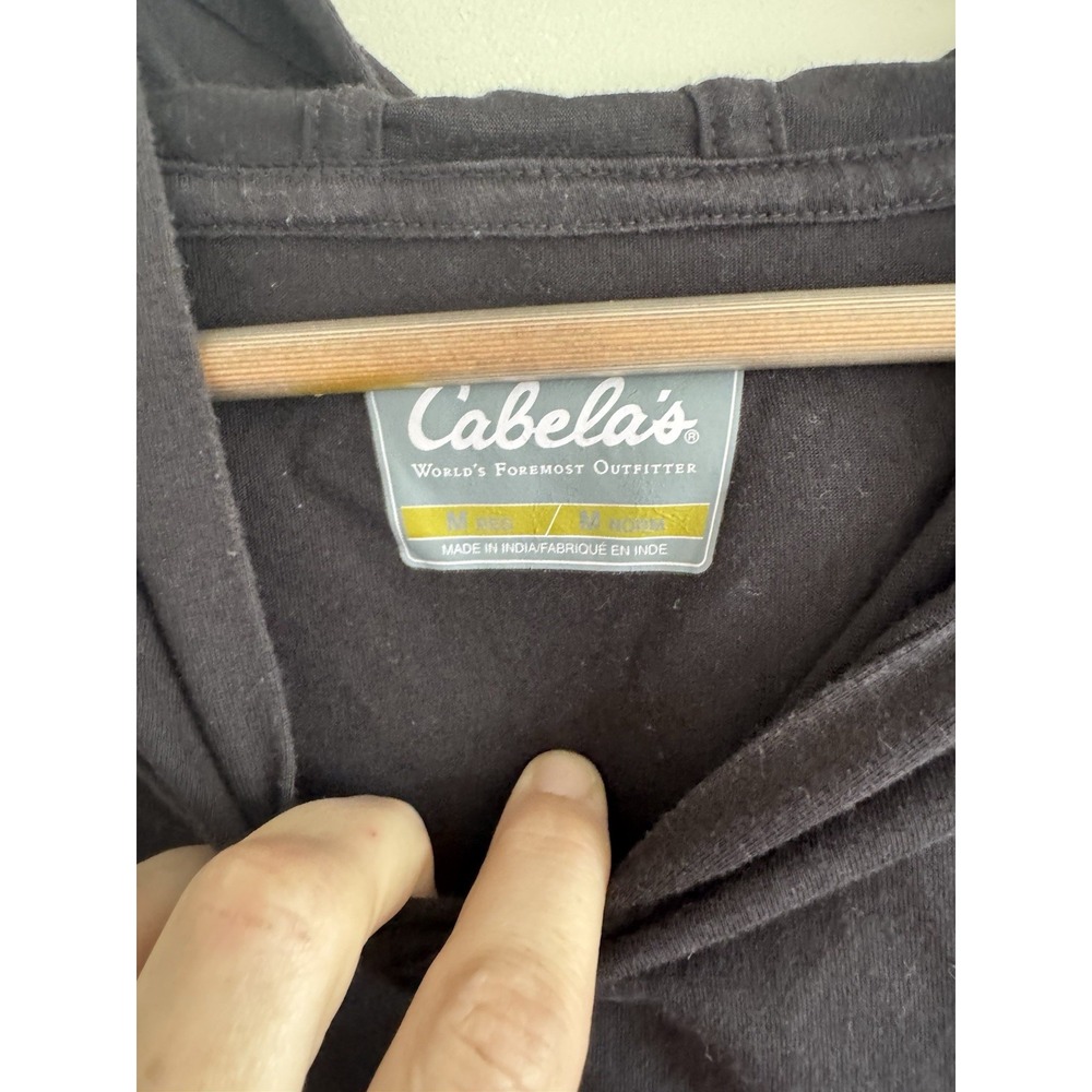 Cabelas Long Tunic Shirt Women's Black Medium